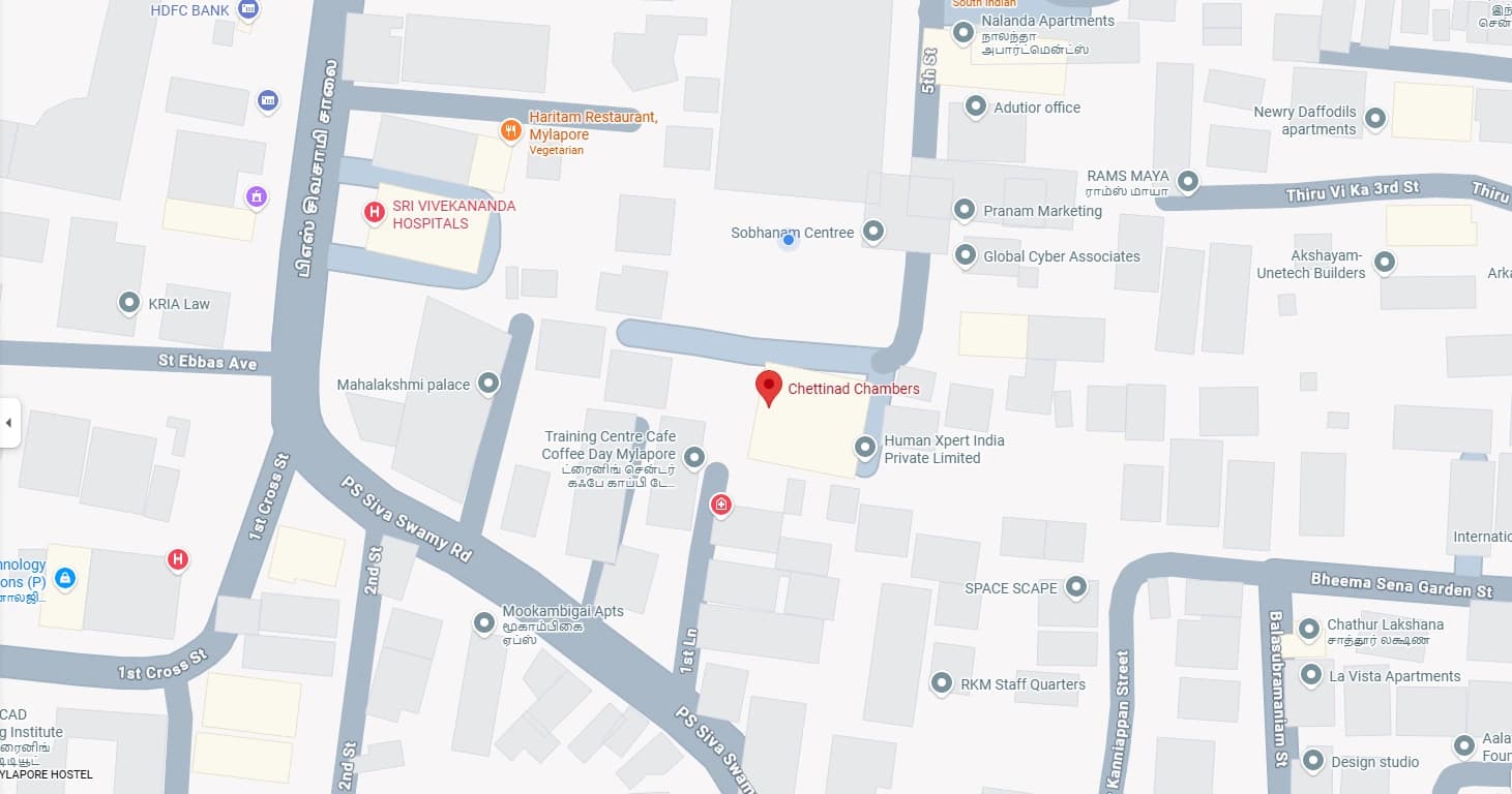 Lesoko Technologies head office in Chennai, opens in maps